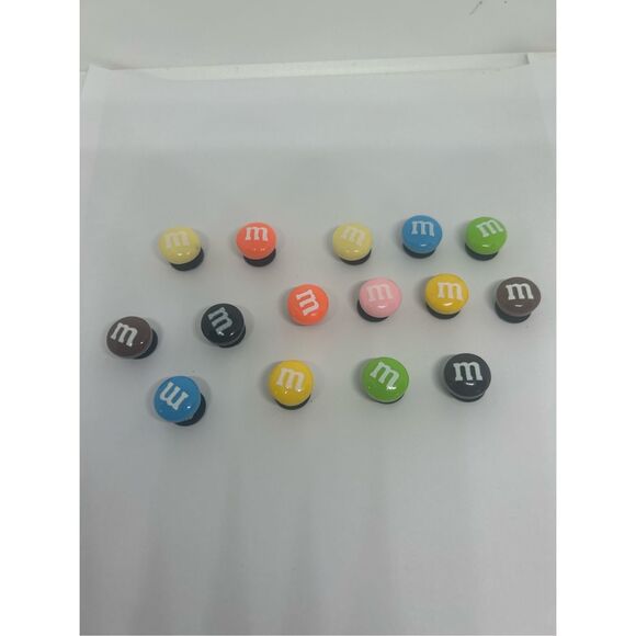 Colorful M&M Candy Shoe Charms – 15 Piece Set - Picture 1 of 1